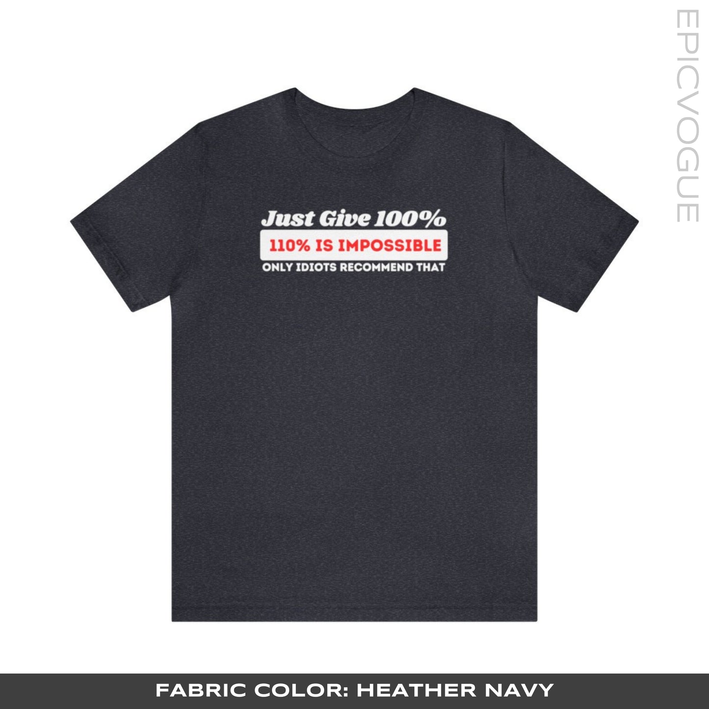 Heather Navy T-Shirt