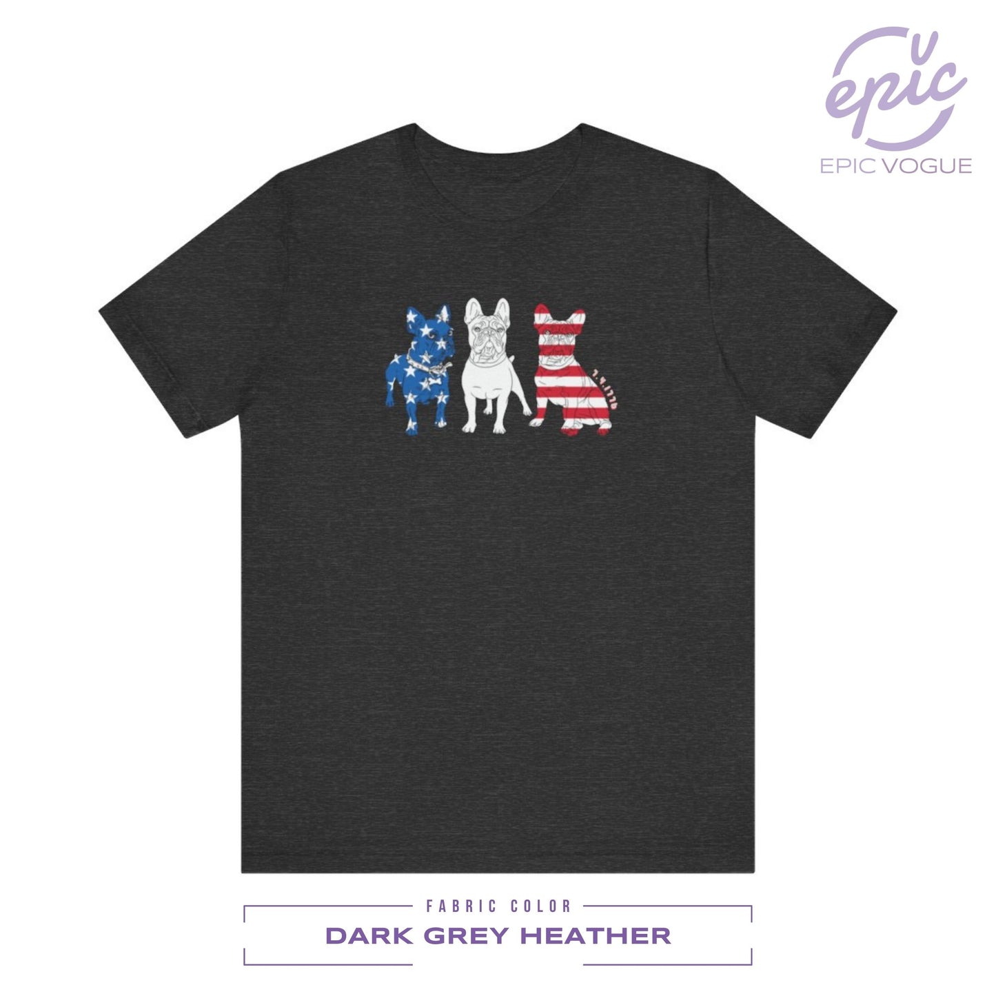 Independence Day, Dark Grey Heather T-Shirt