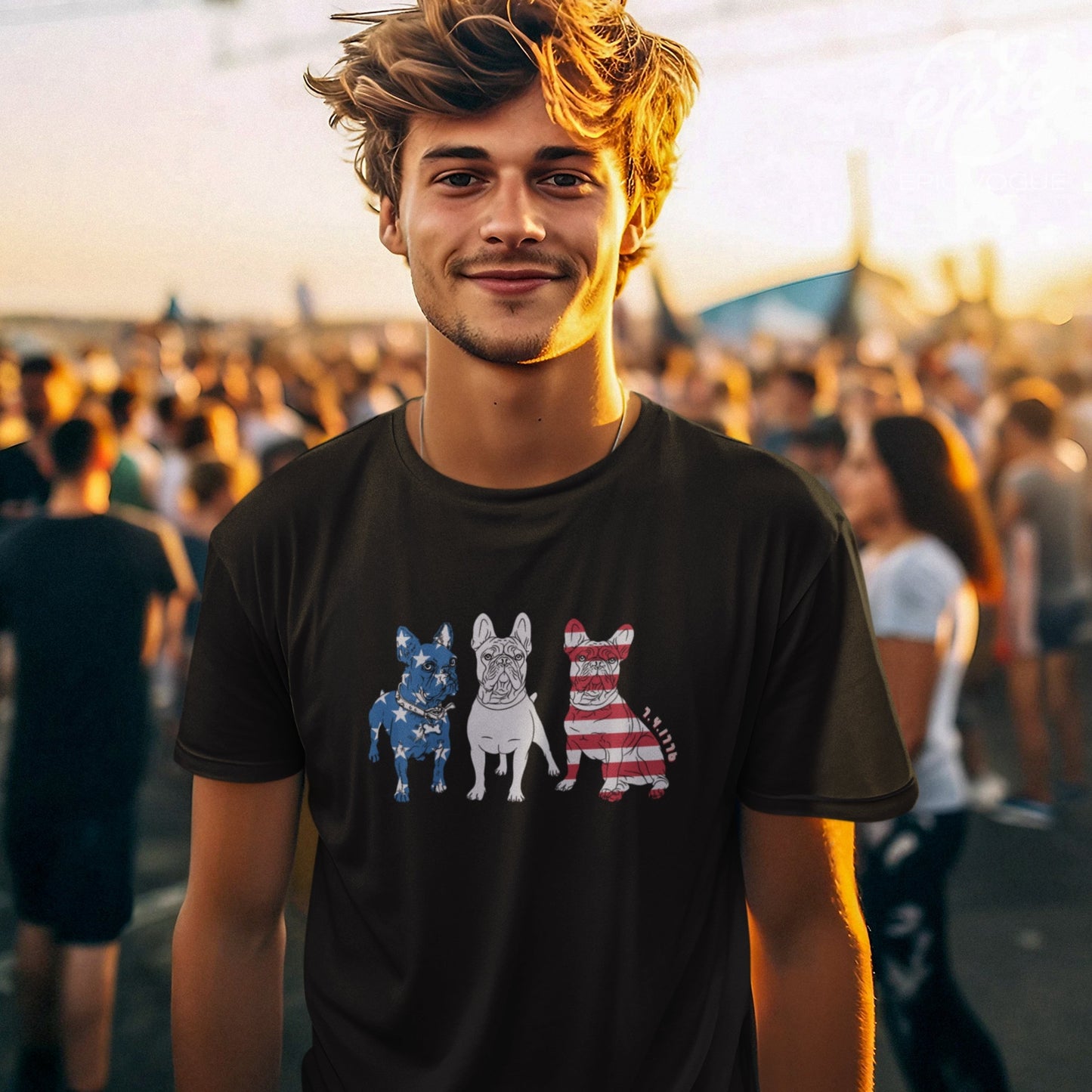 Independence Day, Black T-Shirt