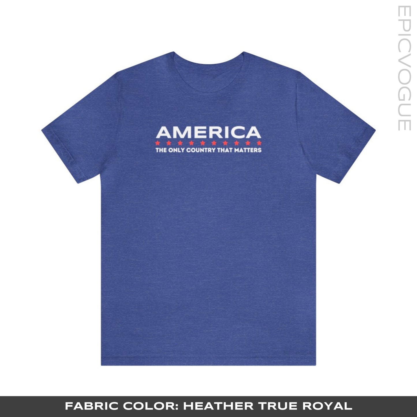 Heather True Royal T-Shirt