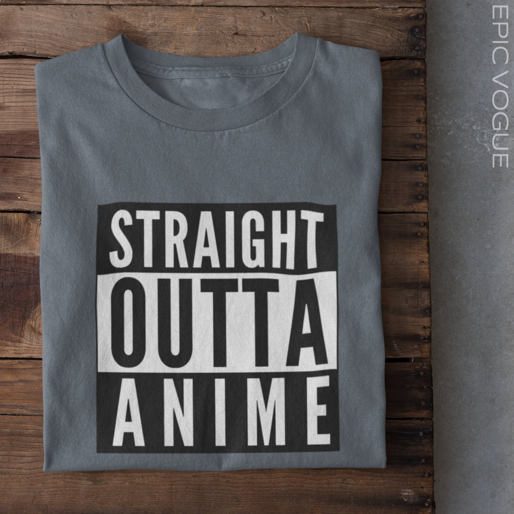 Straight Outta Anime, Asphalt T-Shirt