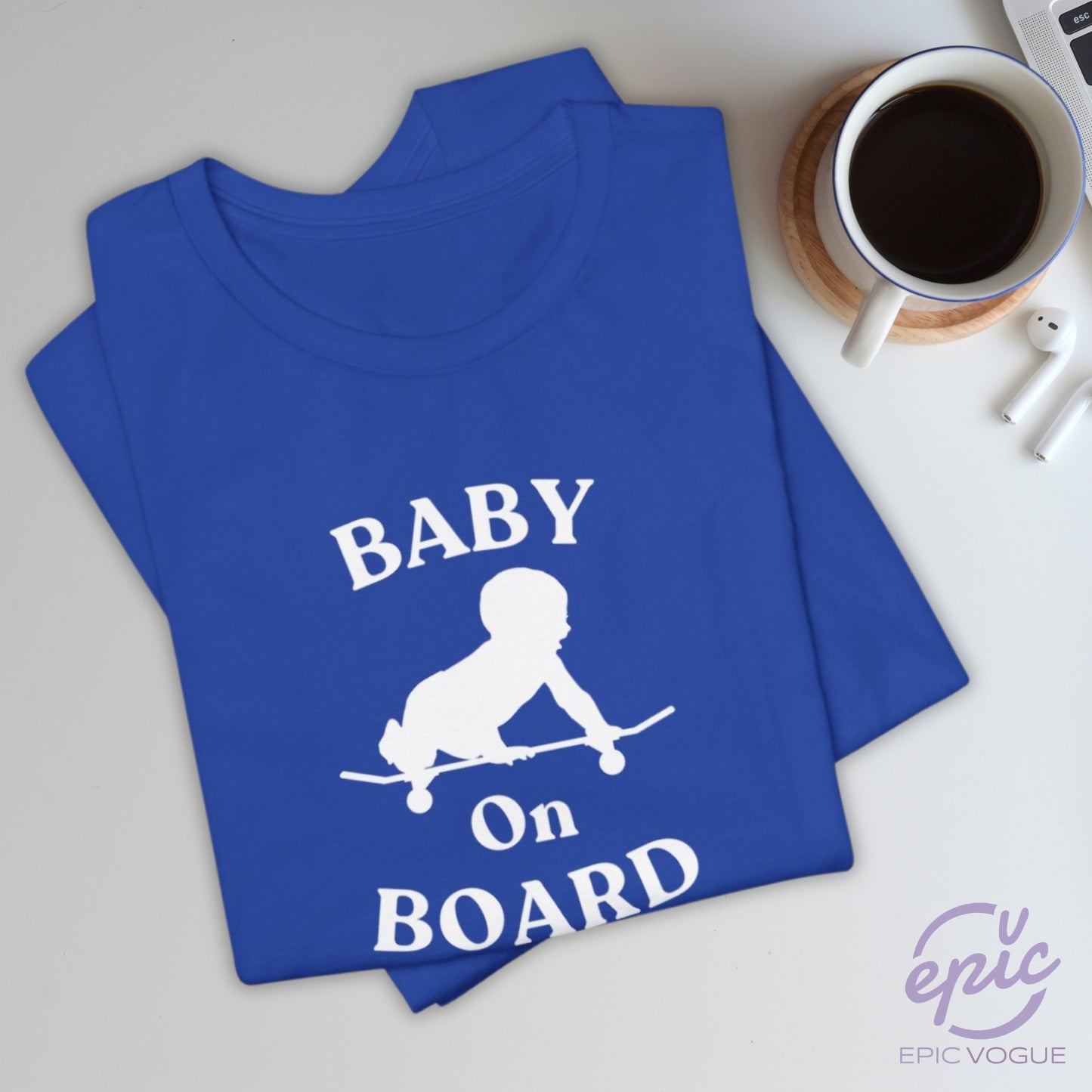 Baby On Board, True Royal T-Shirt