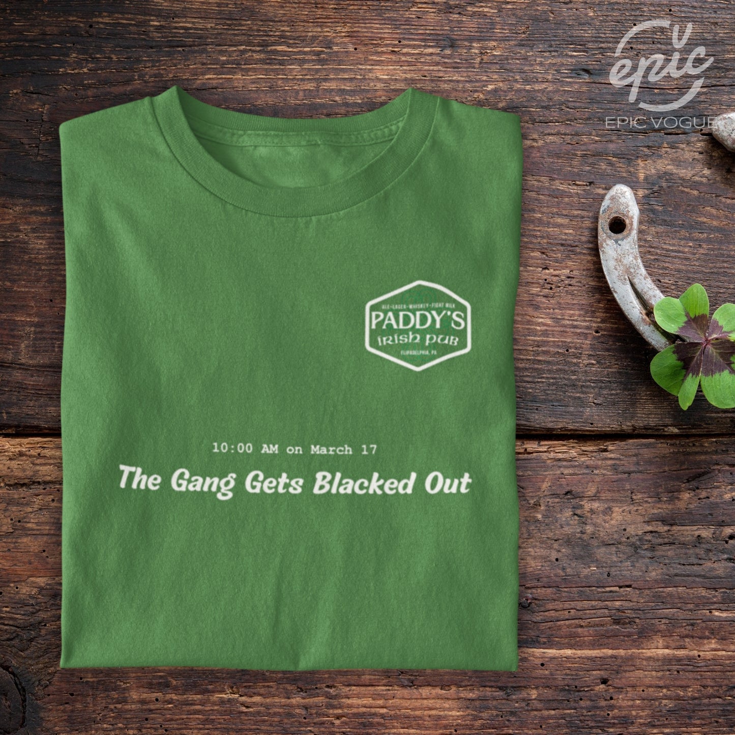 Gang Gets Blacked Out, Leaf T-Shirt