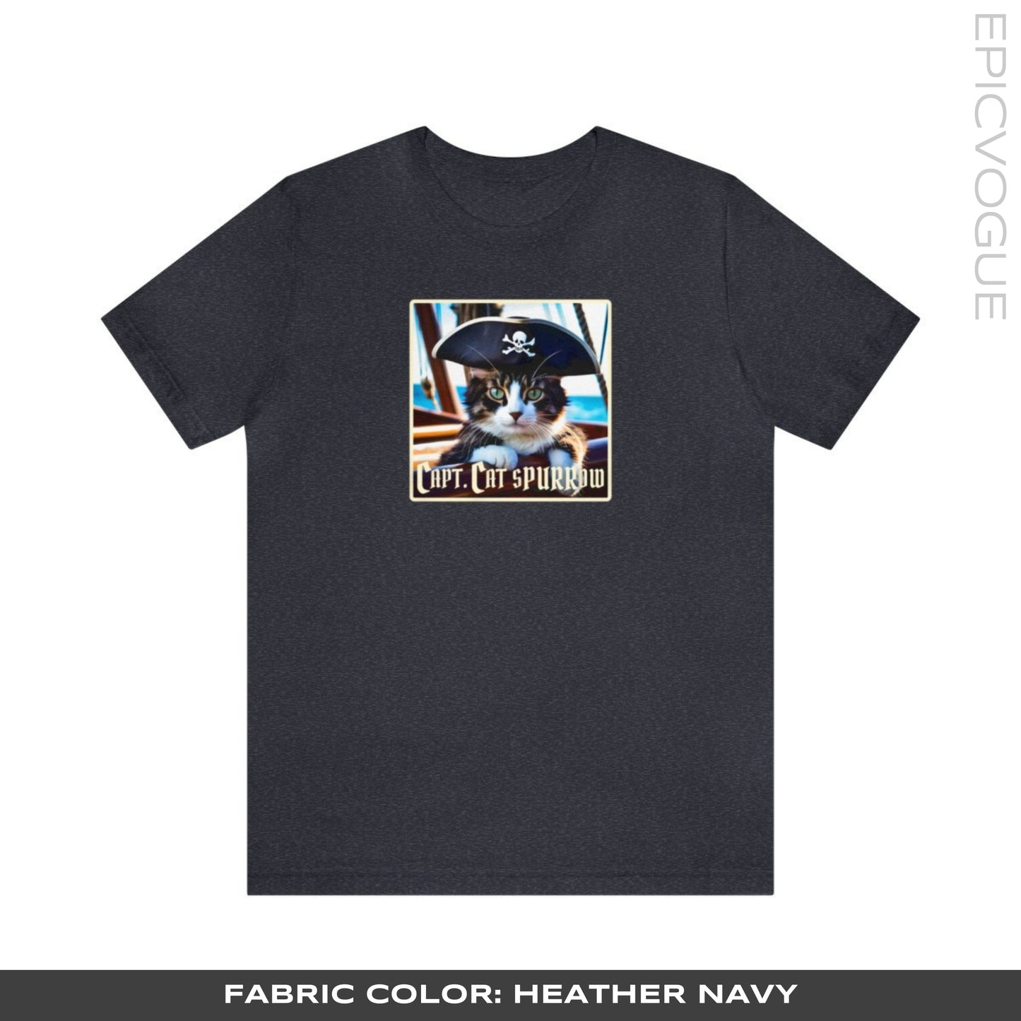 Heather Navy T-Shirt