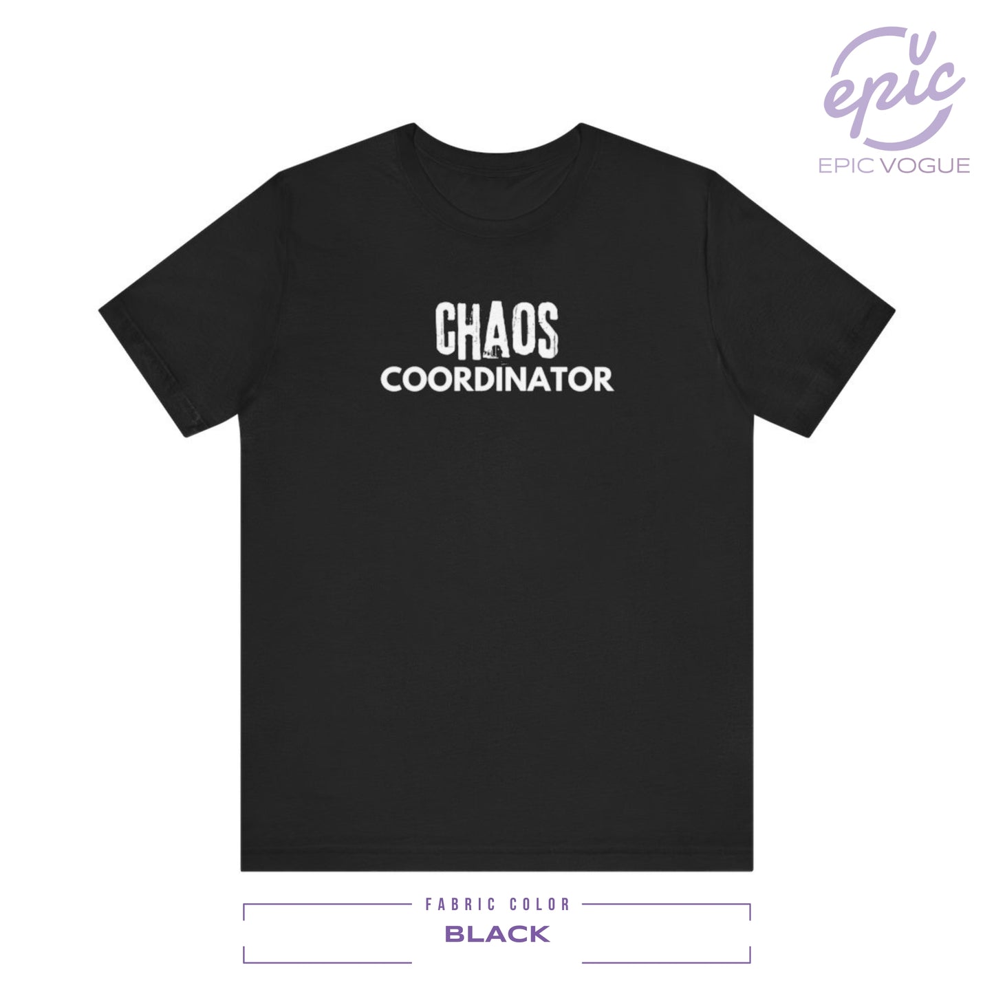 Chaos Coordinator, Black T-Shirt