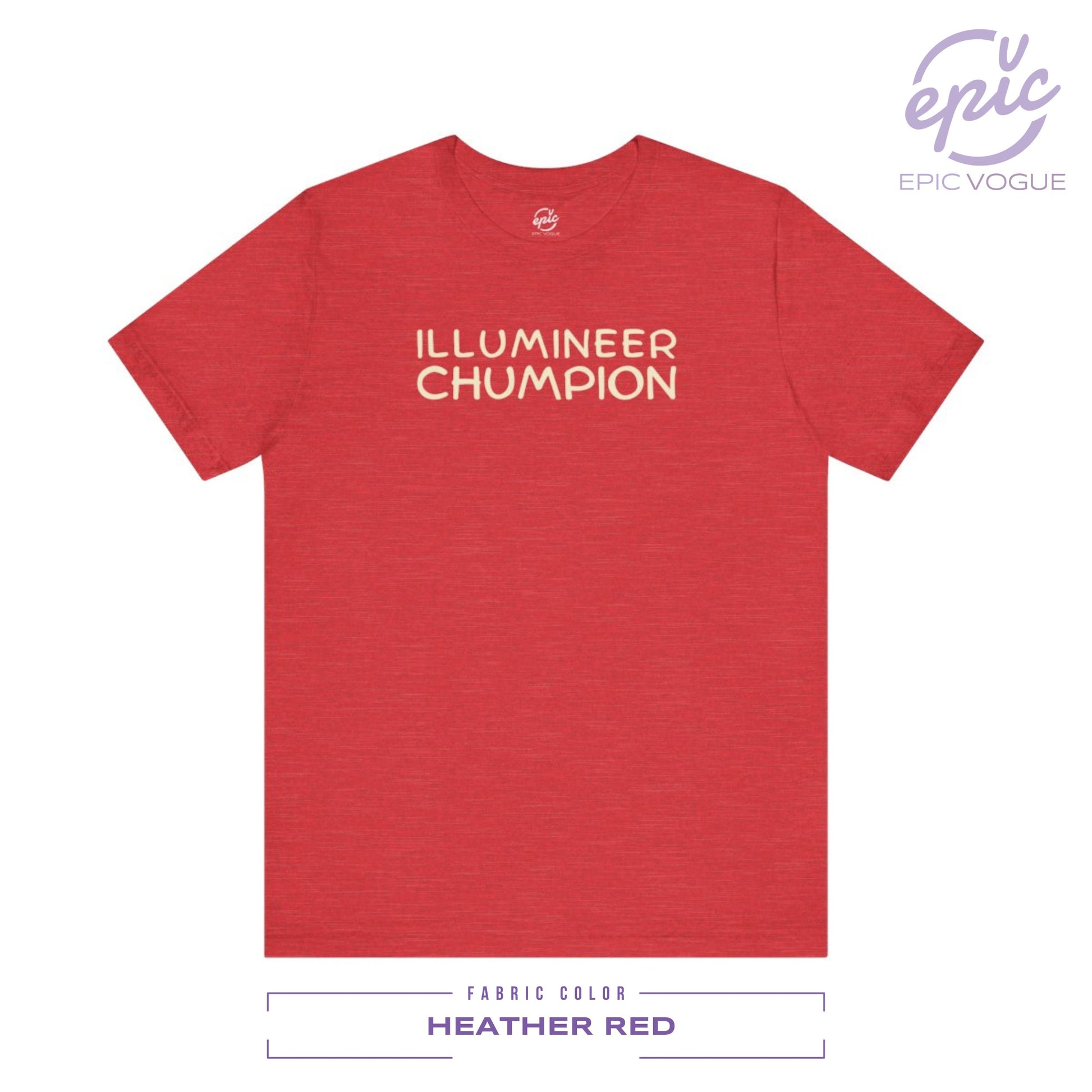 Illumineer Chumpion, Heather Red T-Shirt