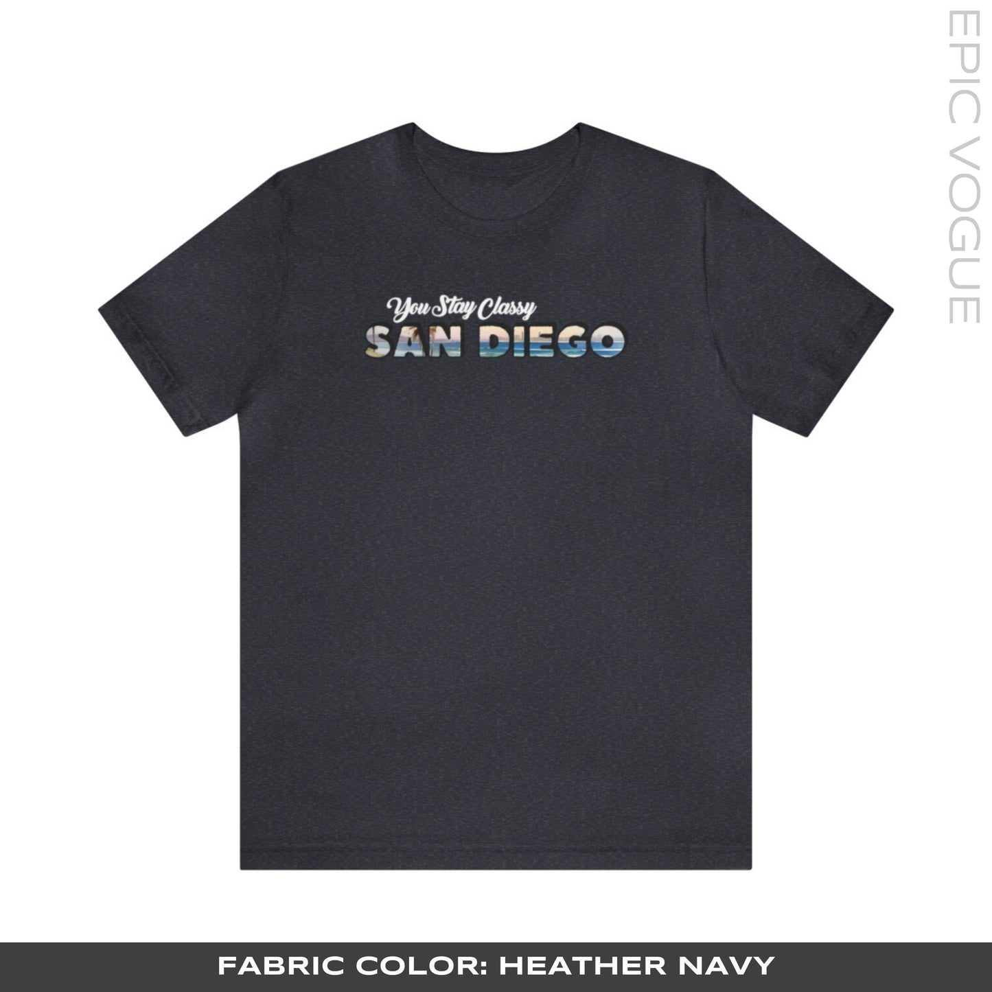 Heather Navy T-Shirt