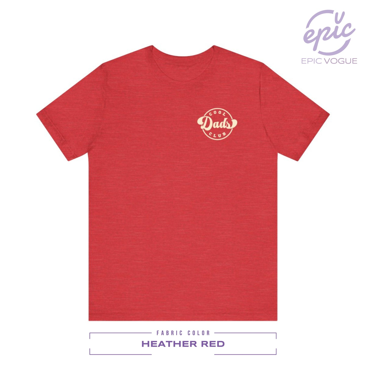 Cool Dads Club, Heather Red T-Shirt