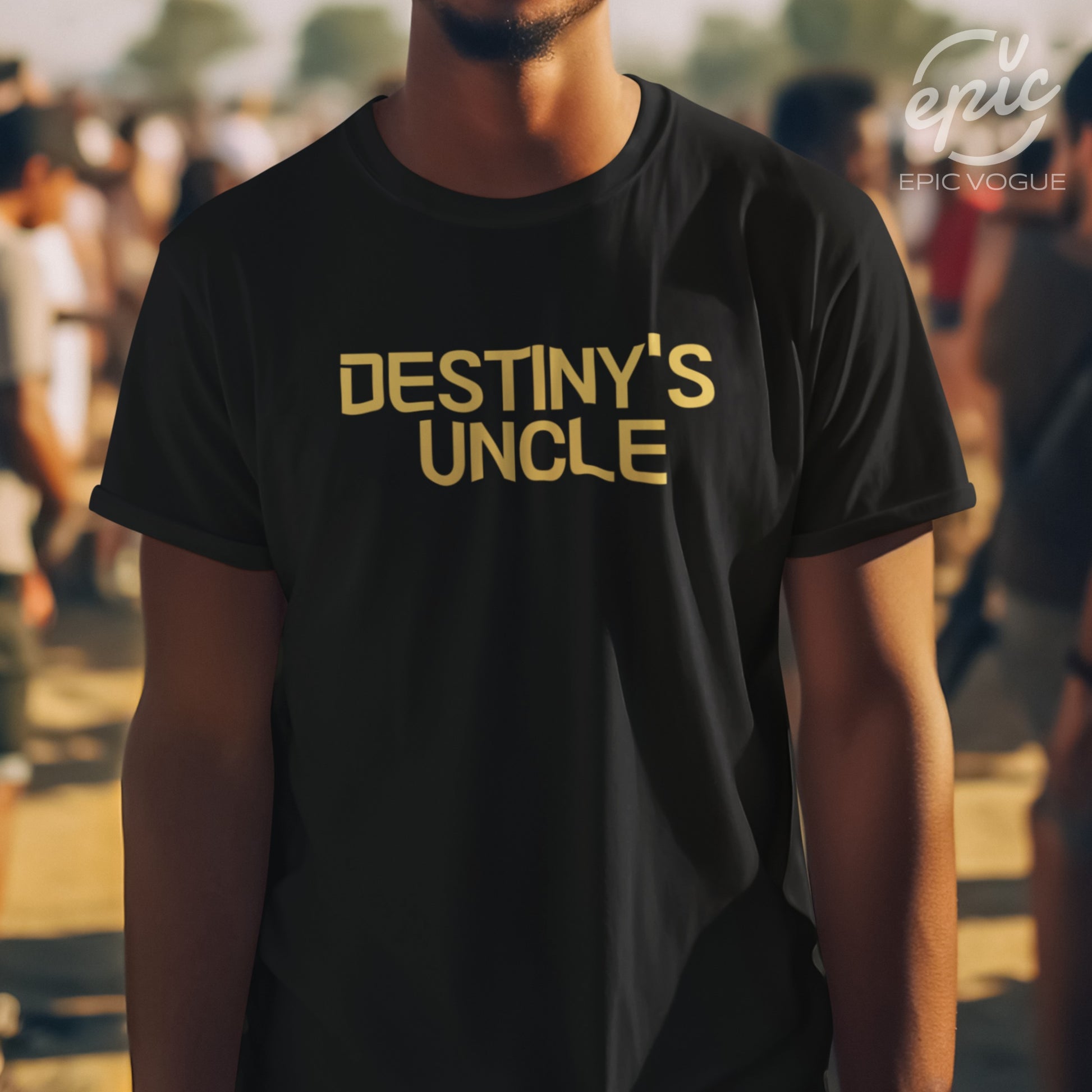 Destiny's Uncle, Black T-Shirt