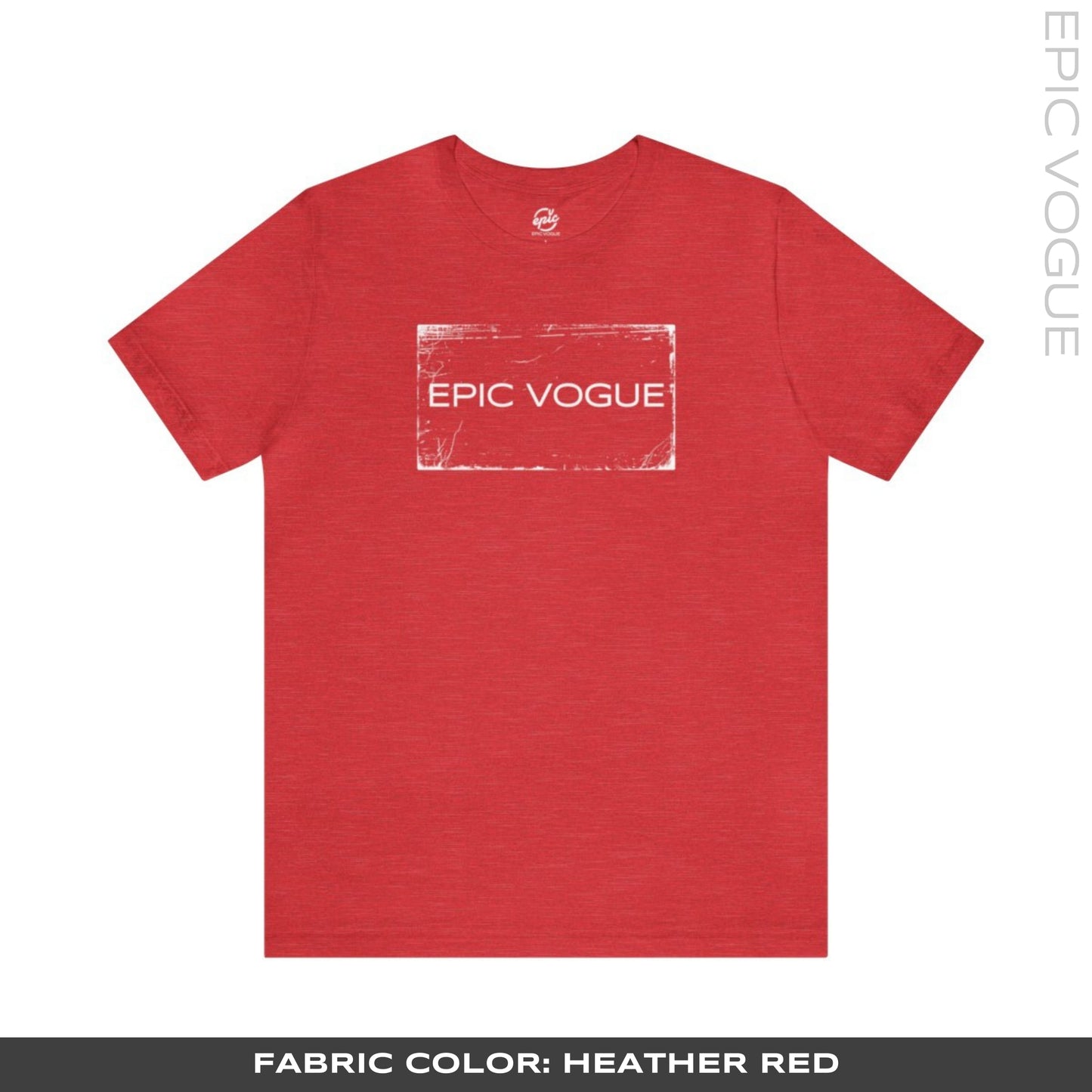 Epic Vogue, Heather Red T-Shirt