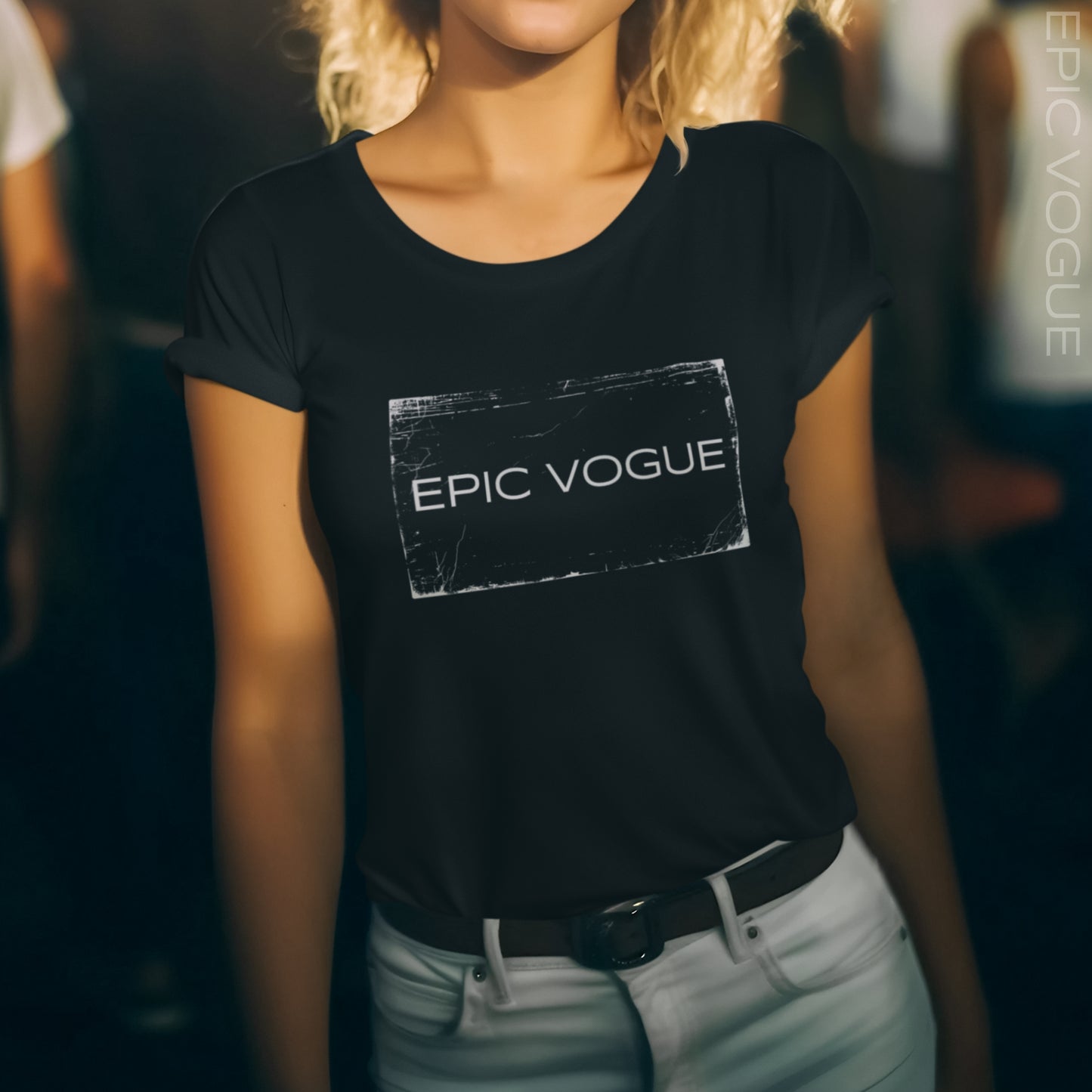 Epic Vogue, Black T-Shirt