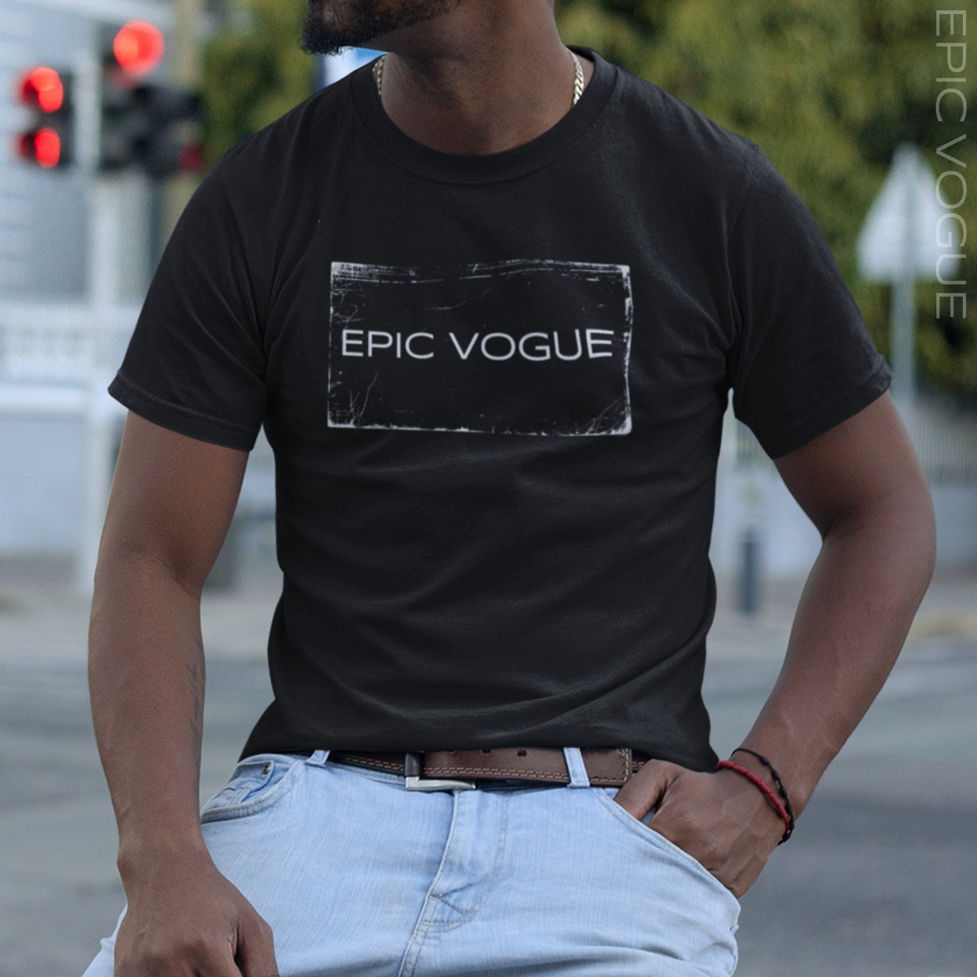 Epic Vogue, Black T-Shirt