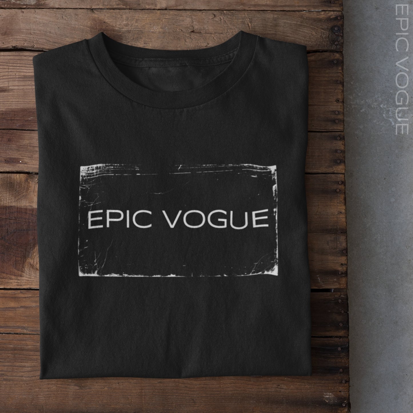 Epic Vogue, Black T-Shirt