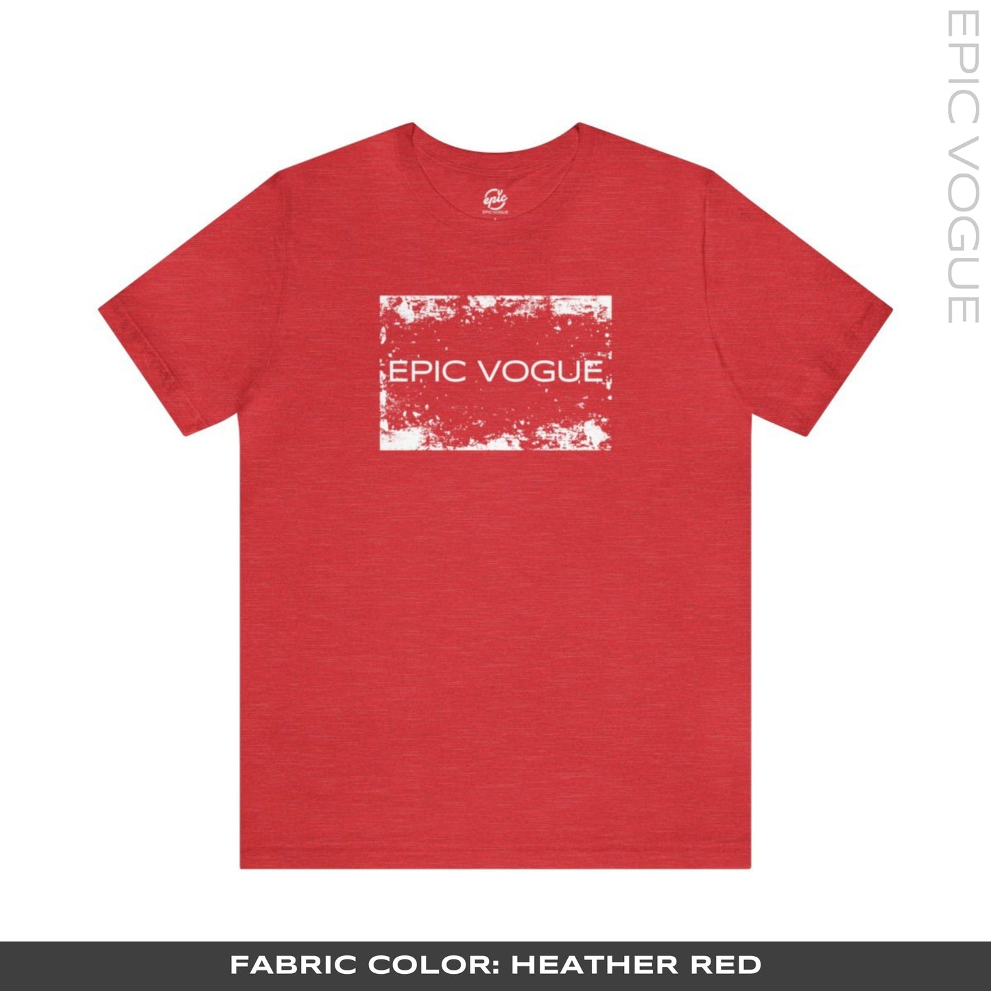 Epic Vogue, Heather Red T-Shirt