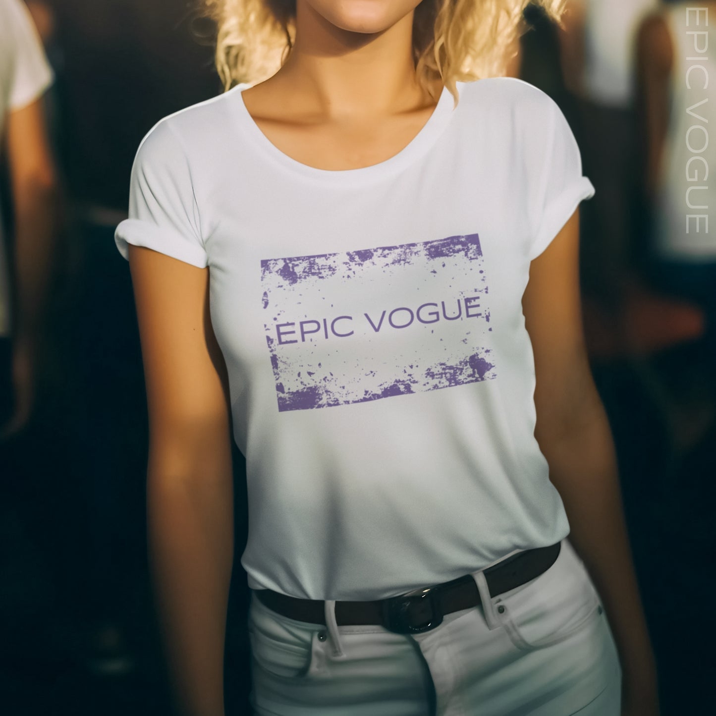 Epic Vogue, White T-Shirt