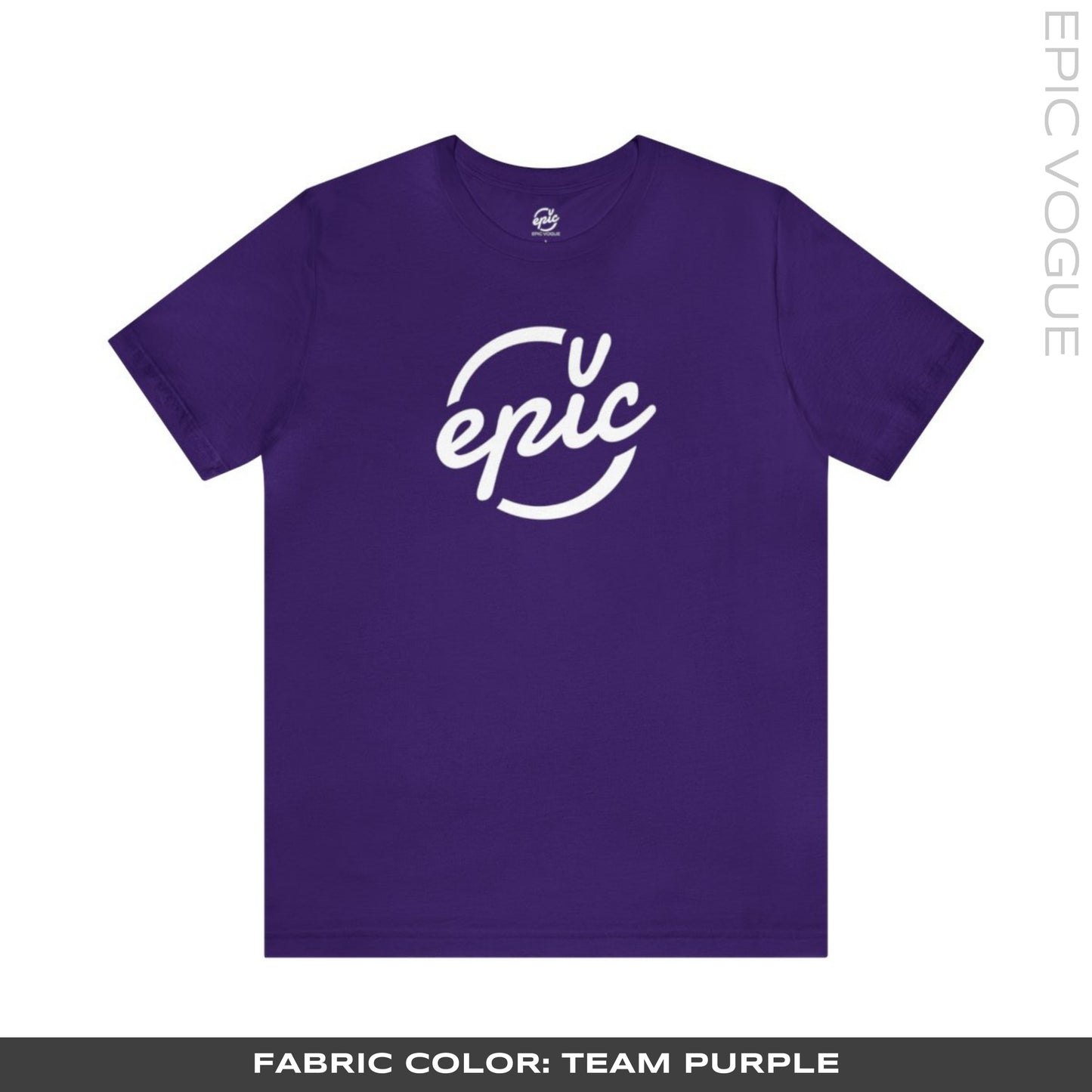 Epic Vogue Logo, Team Purple T-Shirt