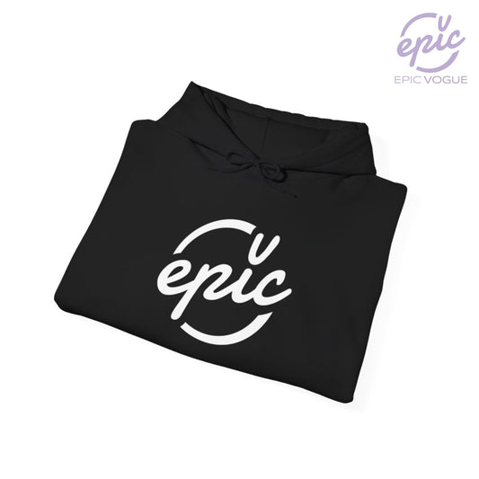 Epic Vogue Logo, Black Hoodie