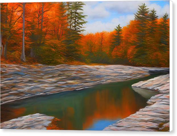 Belt Creek, Canvas Print, Oil On Canvas, Impressionistic Landscape, Landscape Art, Montana Artwork, Creek Artwork, Wall Décor, Wall Art