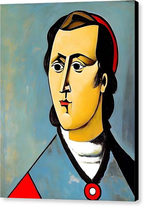 Napoleon, Abstract Portrait, Canvas Print, Oil On Canvas, Portrait of Napoleon Bonaparte, Napoleon Artwork, Wall Décor, Wall Art, Art Piece