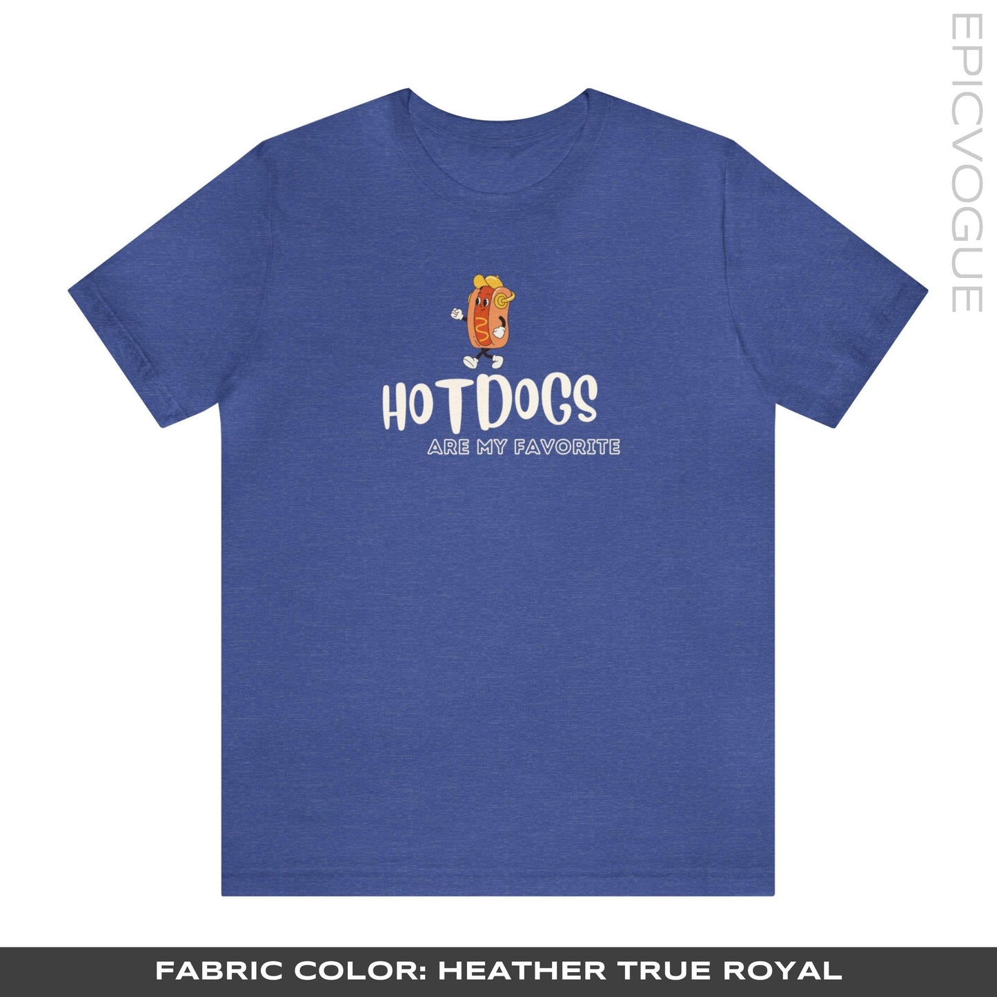 Heather True Royal T-Shirt