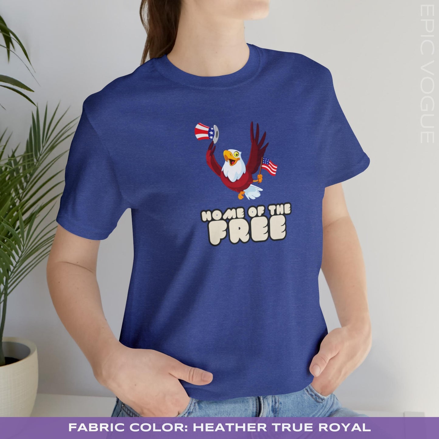 Heather True Royal T-Shirt