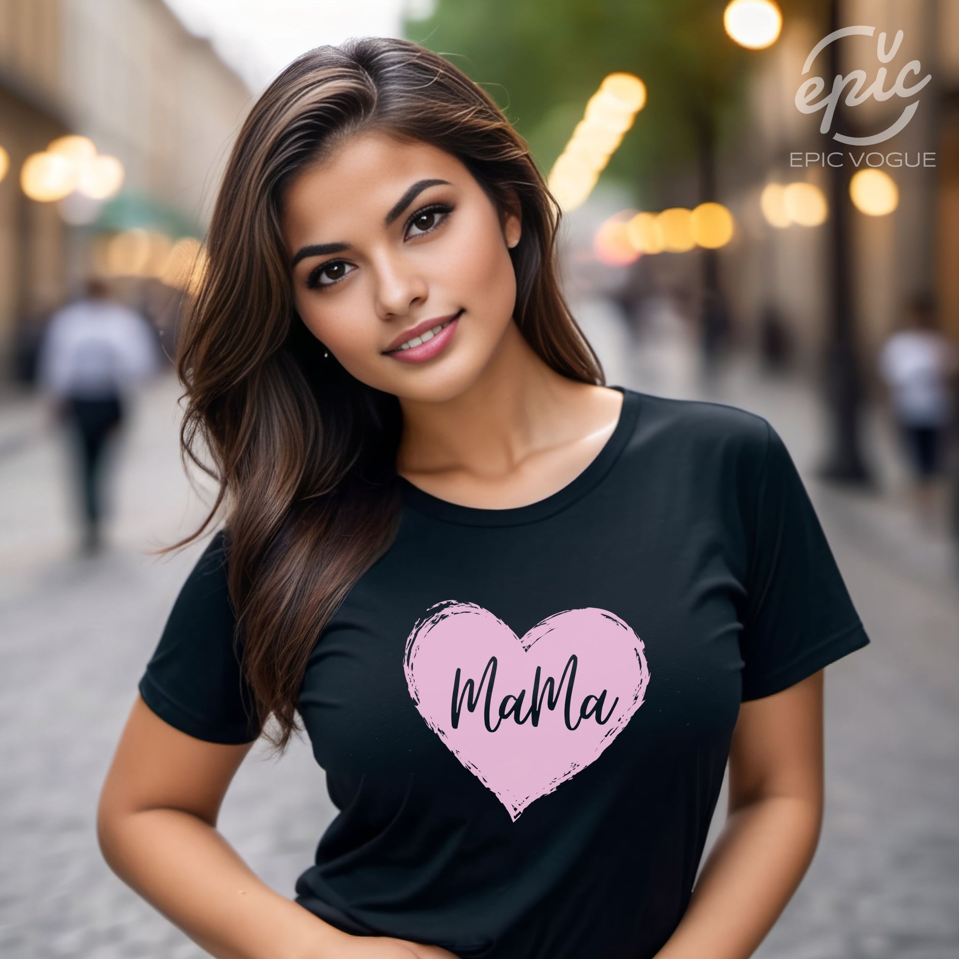 Mama, Black T-Shirt