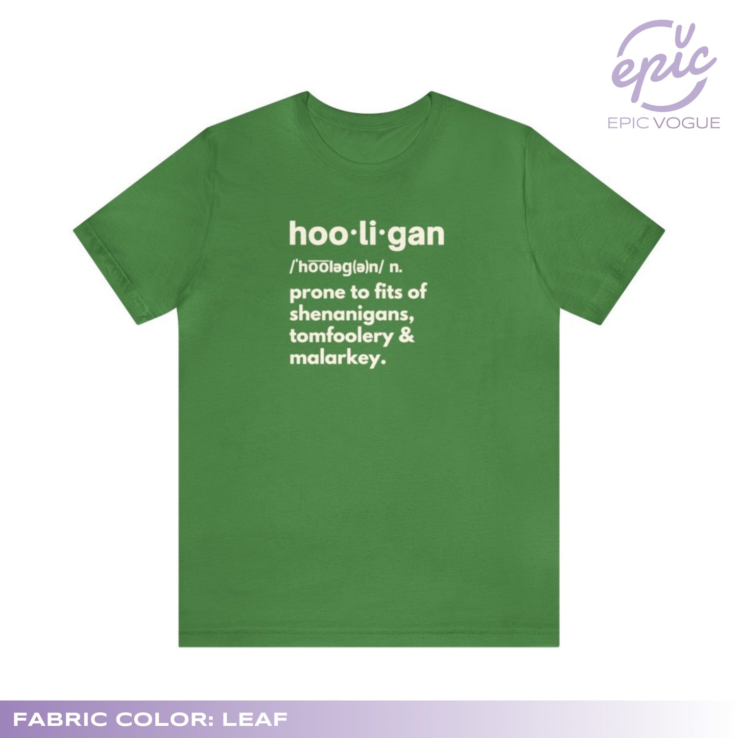 Hooligan Definition, Leaf T-Shirt