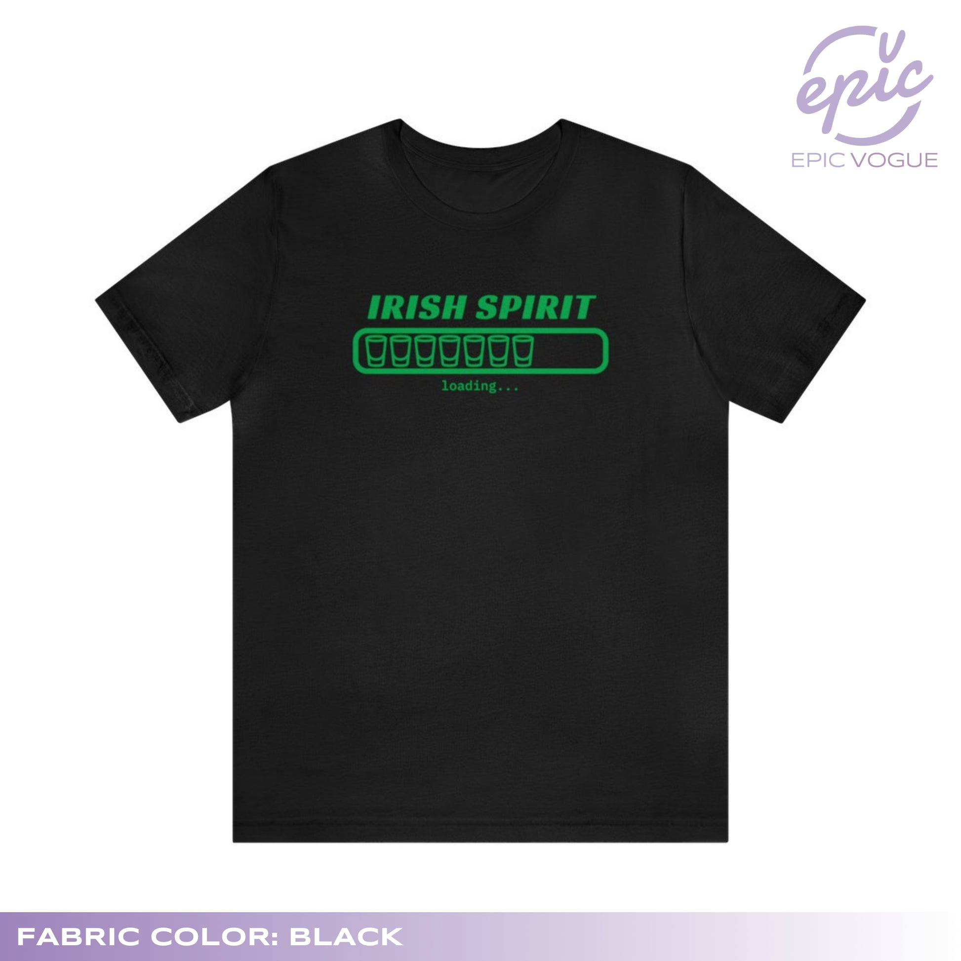 Irish Spirit, Black T-Shirt