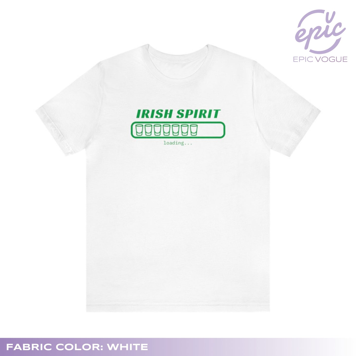 Irish Spirit, White T-Shirt