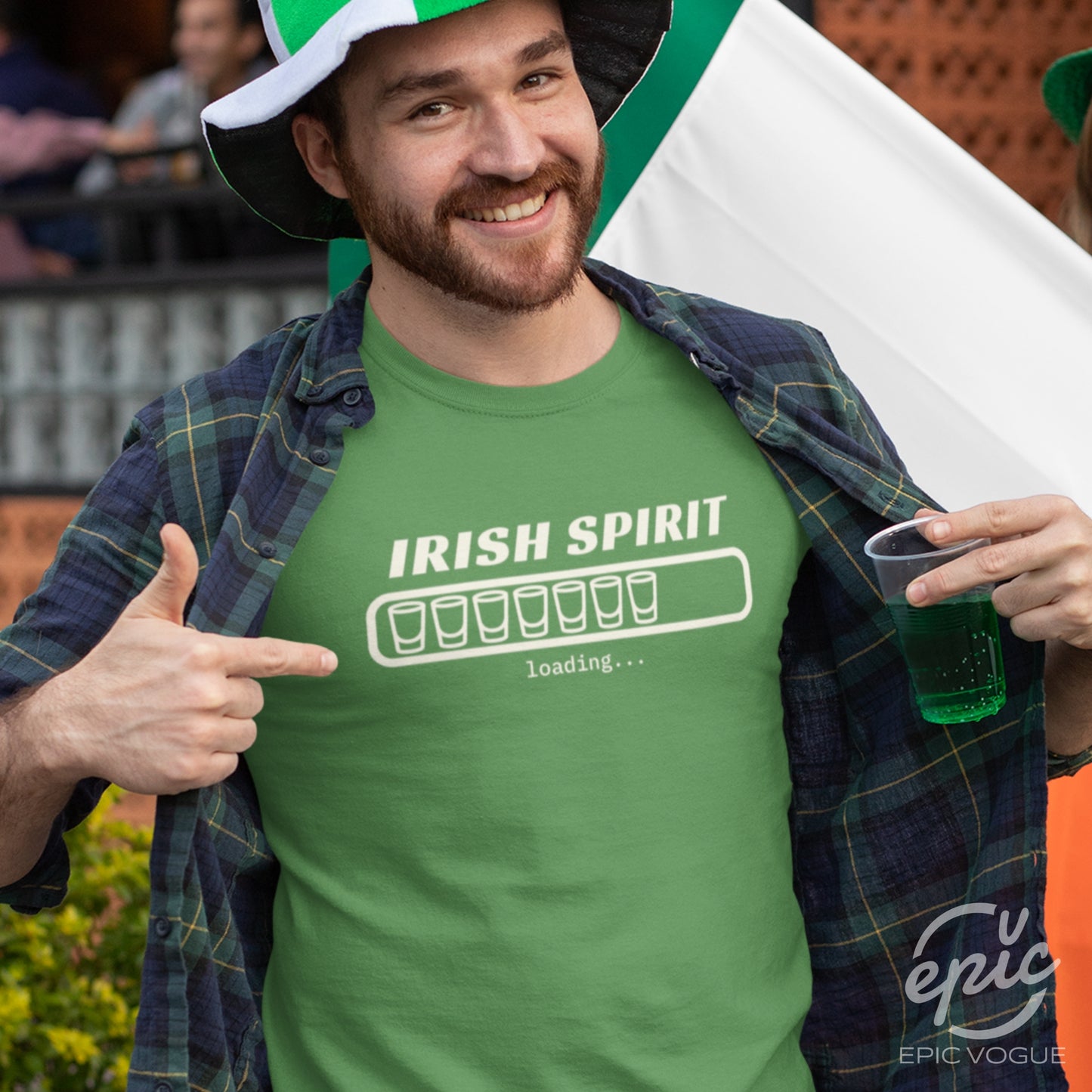 Irish Spirit, Leaf T-Shirt