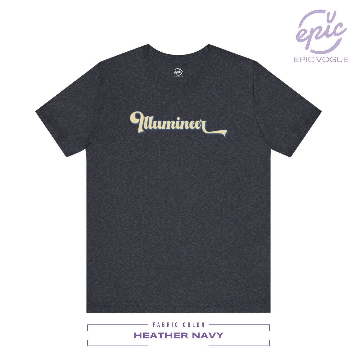 Illumineer, Heather Navy T-Shirt