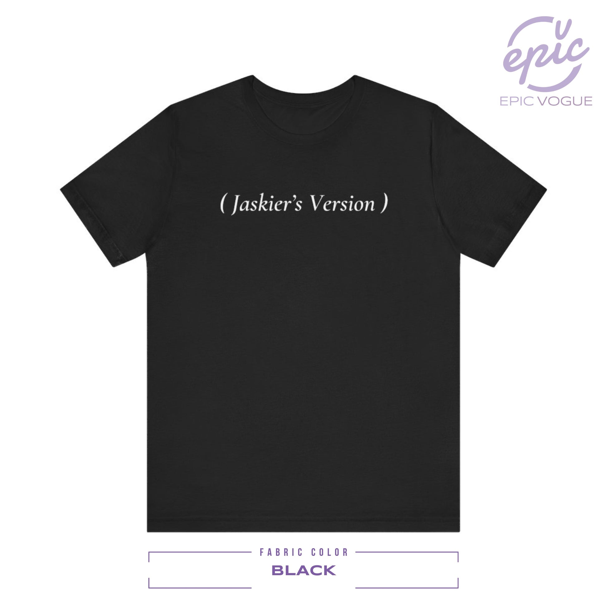 Jaskier's Version, Black T-Shirt