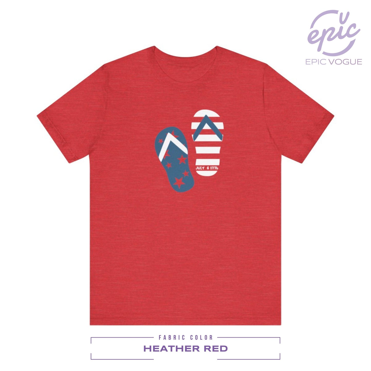 Independence Day, Heather Red T-Shirt