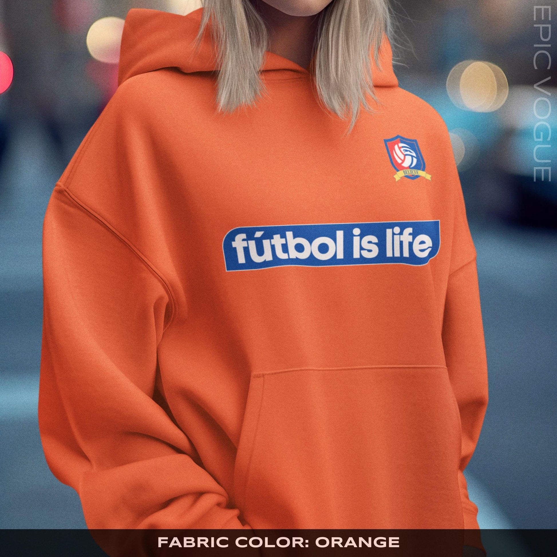 Orange Hoodie