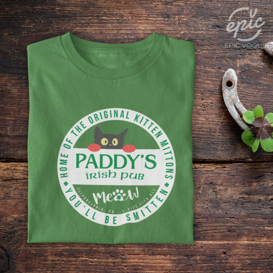 Paddy's Kitten Mittons, Leaf T-Shirt