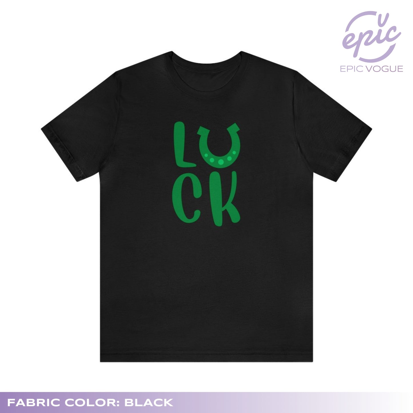 Luck, Black T-Shirt