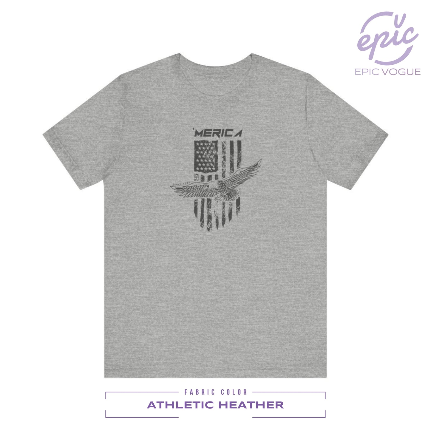 Merica Since 1776, Athletic Heather T-Shirt