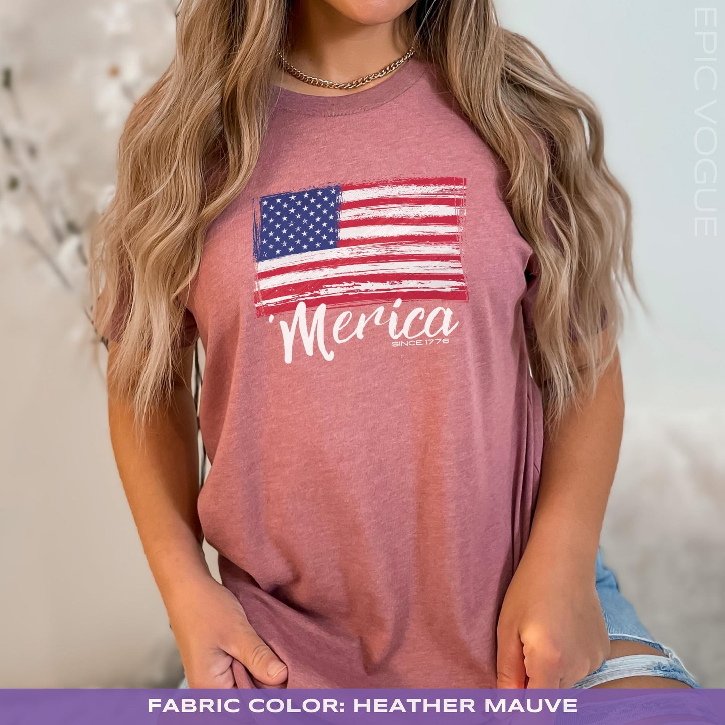 Heather Mauve T-Shirt