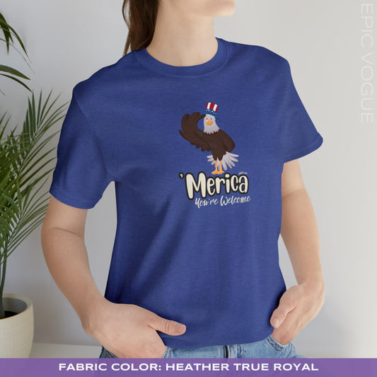 Heather True Royal T-Shirt