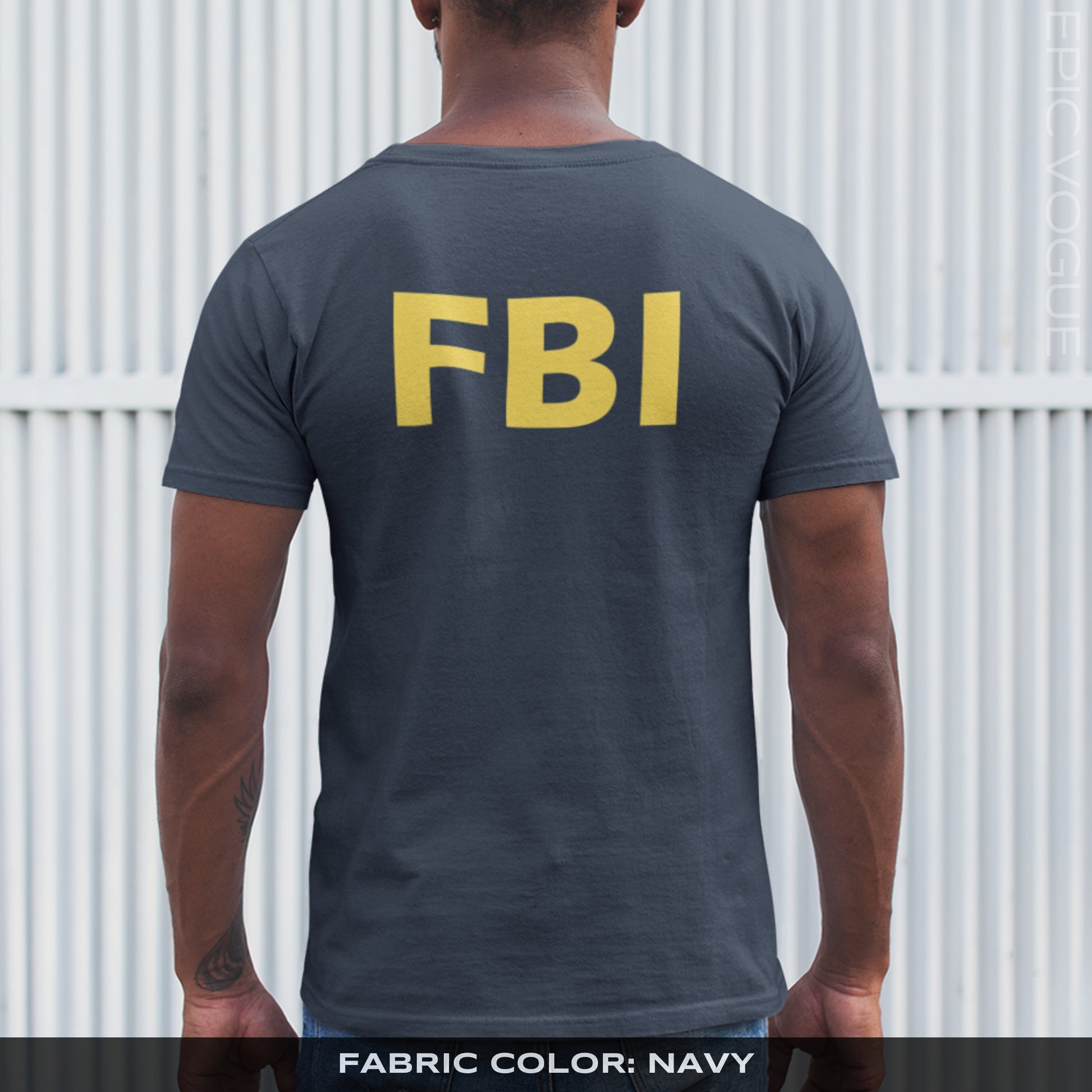 Navy T-Shirt, Backside