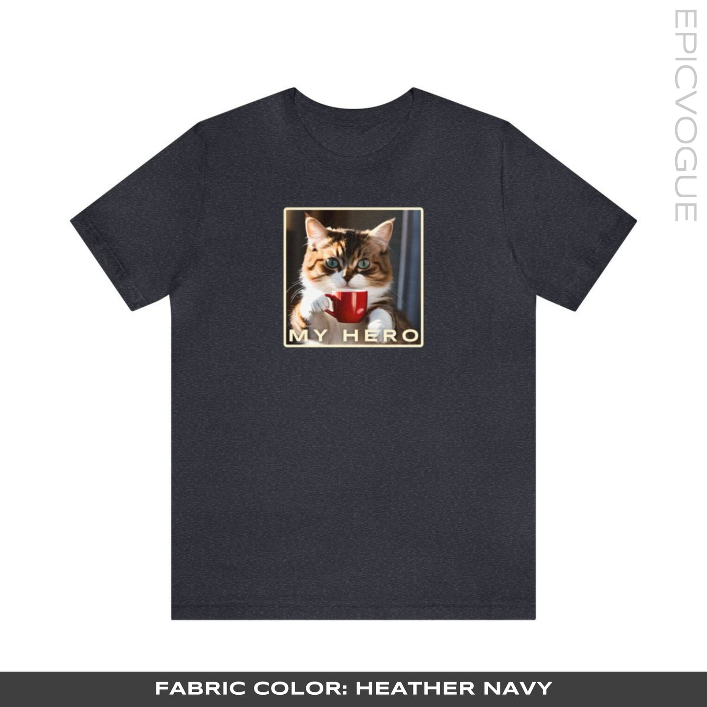 Heather Navy T-Shirt