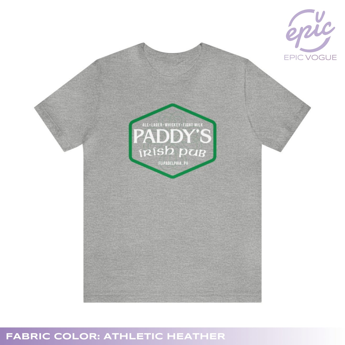 Paddy's Irish Pub, Athletic Heather T-Shirt