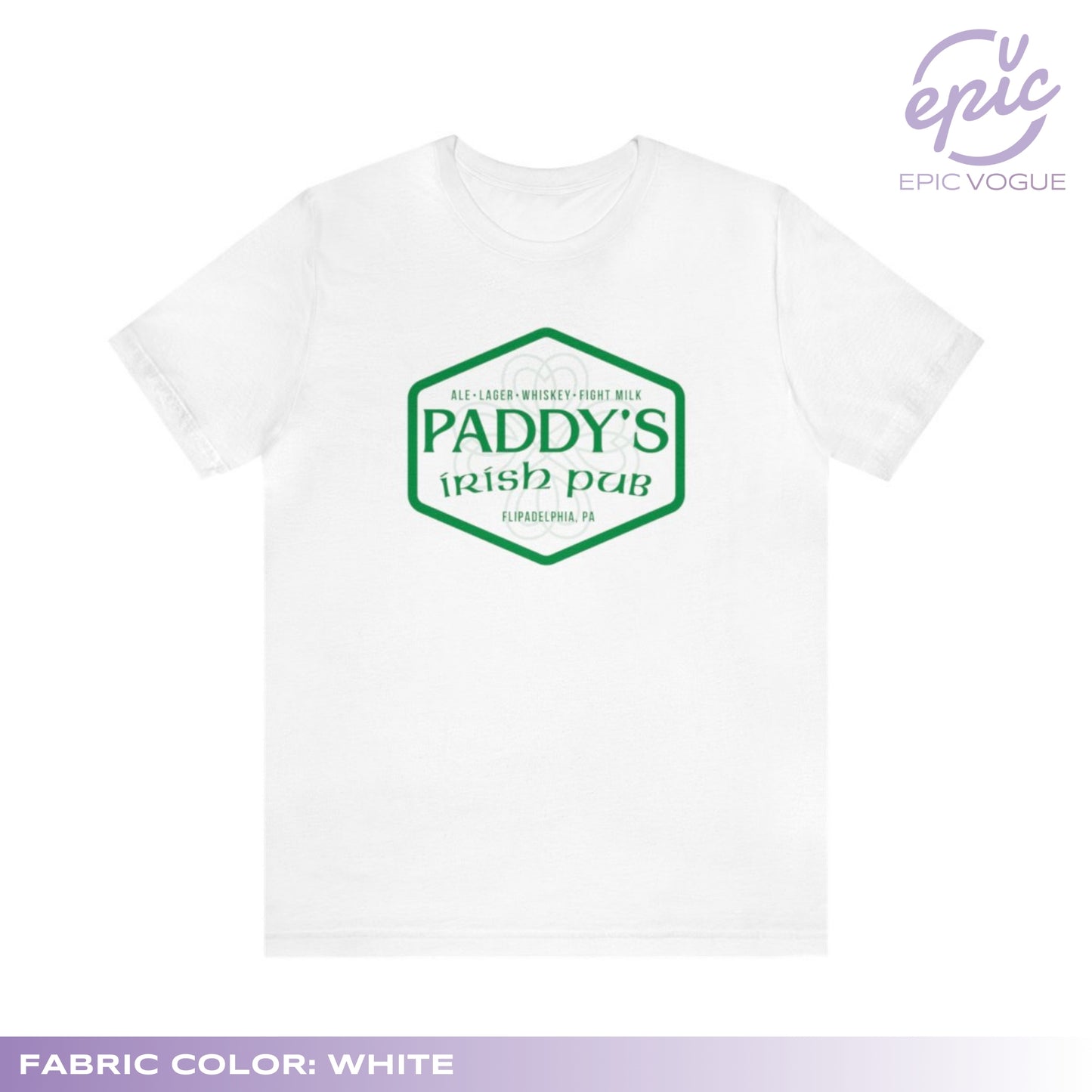 Paddy's Irish Pub, White T-Shirt