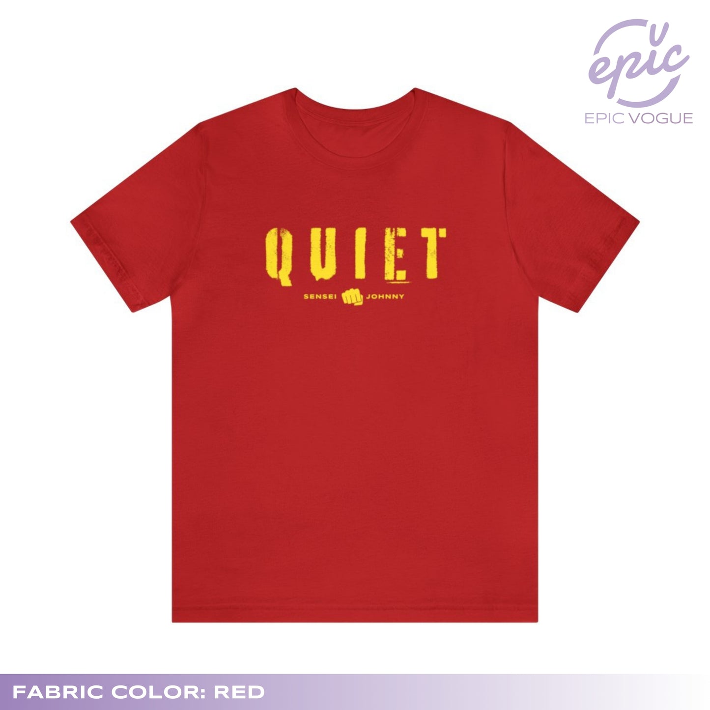 Quiet, Red T-Shirt