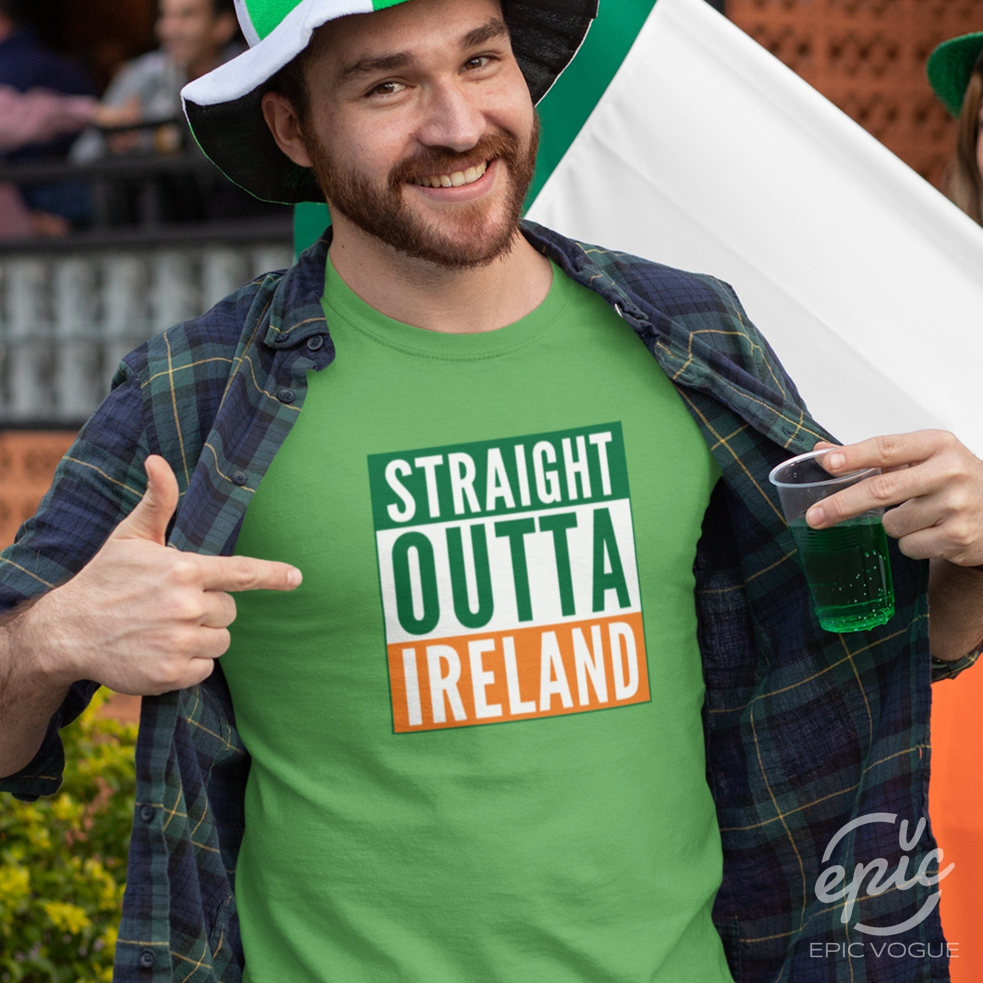 Straight Outta Ireland, Leaf T-Shirt