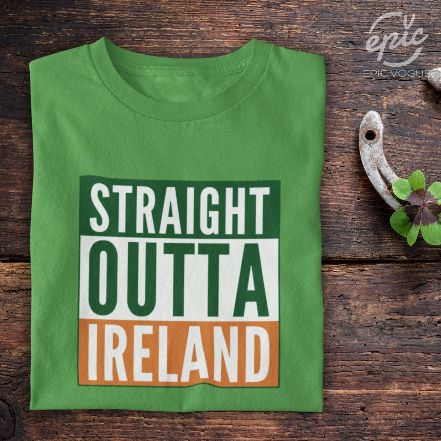 Straight Outta Ireland, Leaf T-Shirt