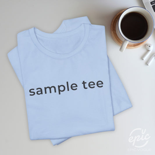 Sample Tee, Baby Blue T-Shirt