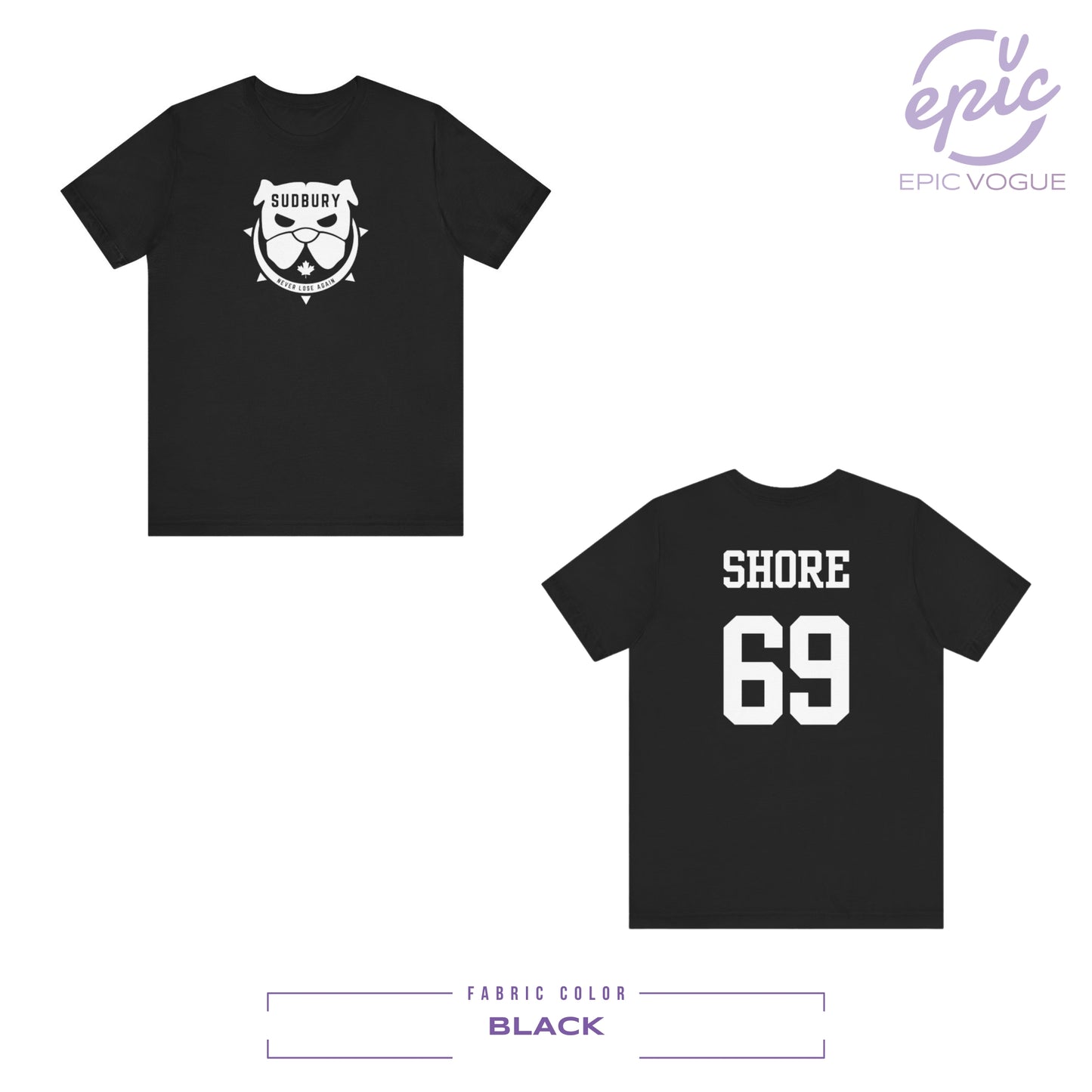 Shore 69, Black T-Shirt