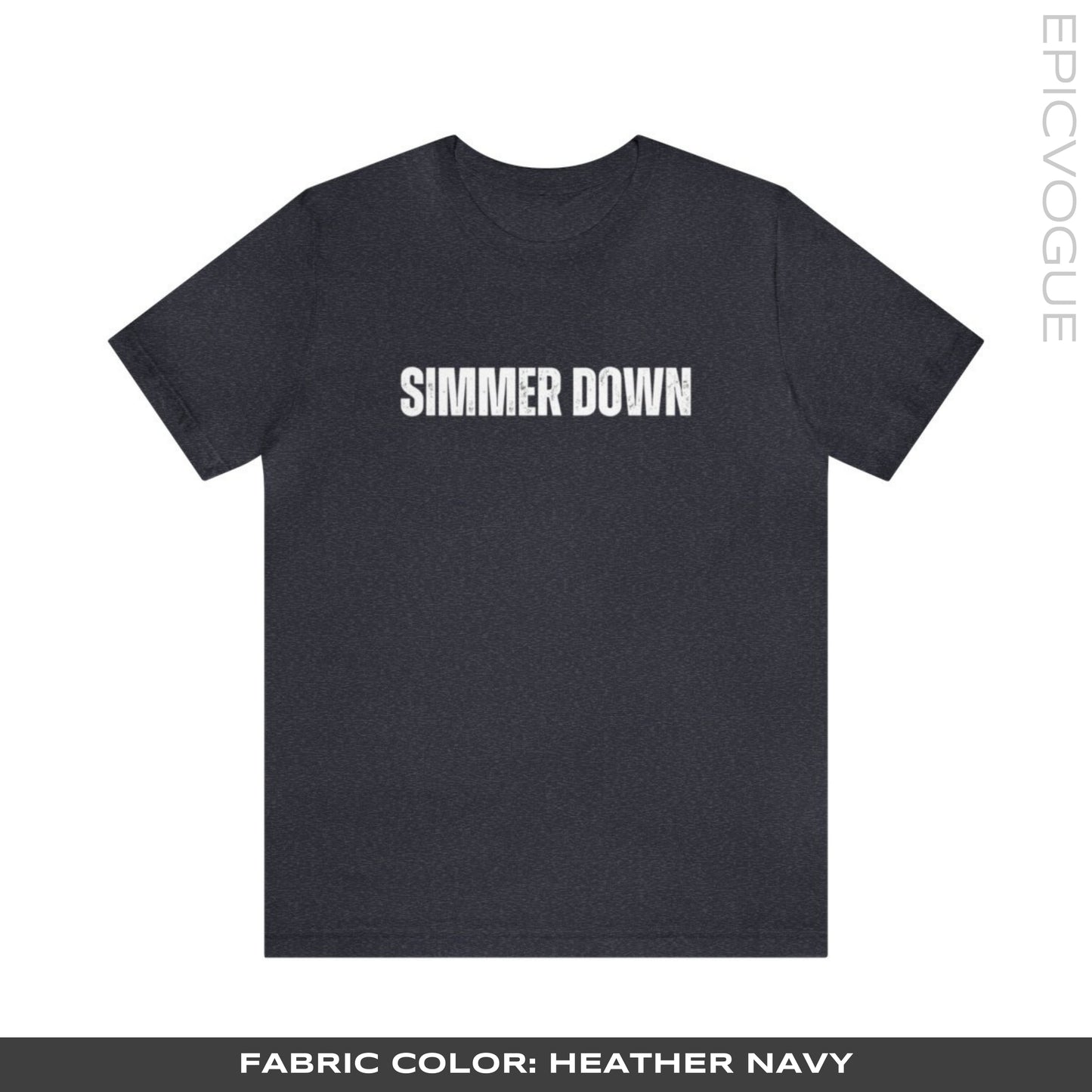 Heather Navy T-Shirt