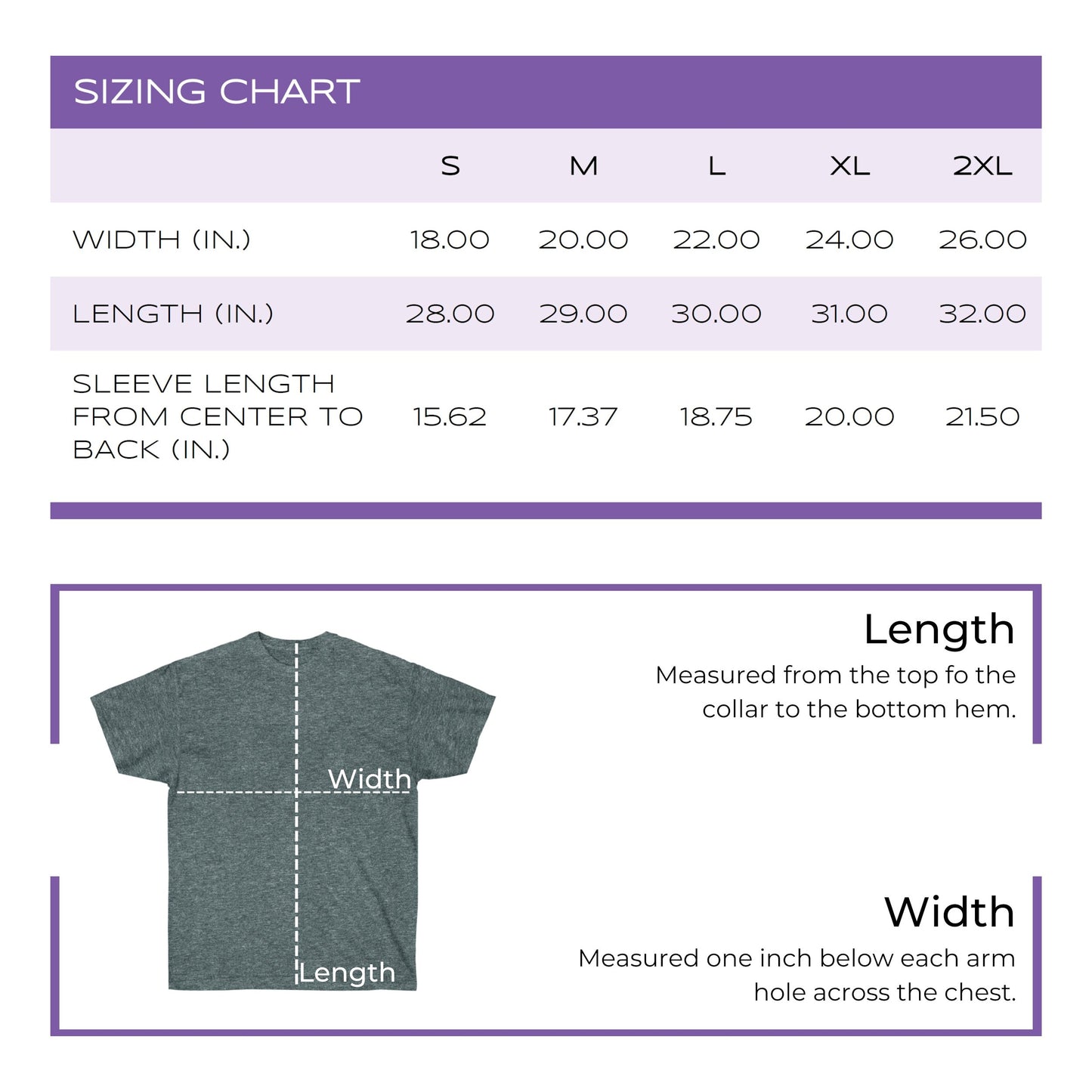 Sizing Chart